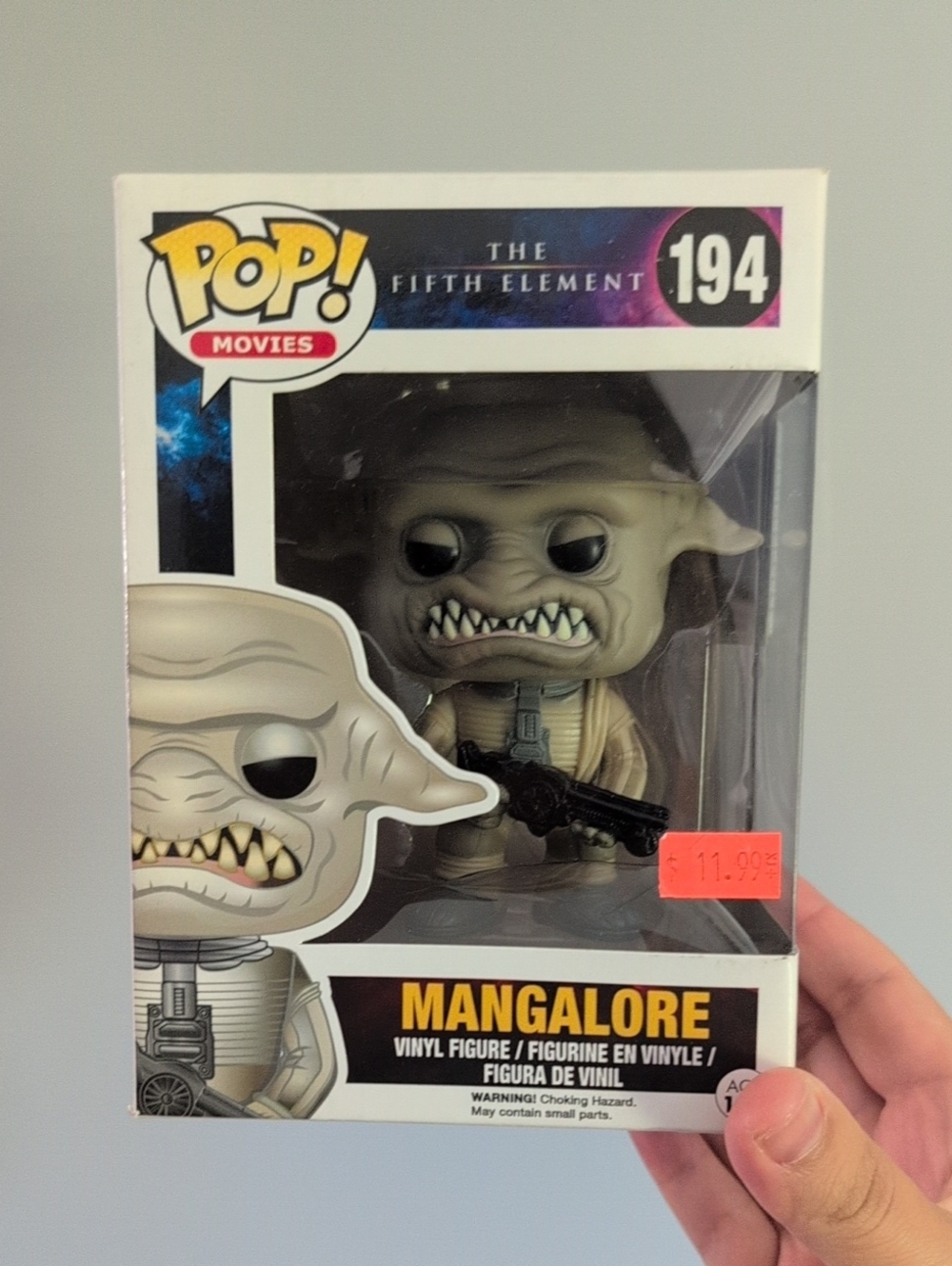 Funko pop MANGALORE New in box. The fifth element #194